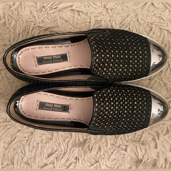 Miu Miu Slip On Sneakers Special Edition - Picture 9 of 9